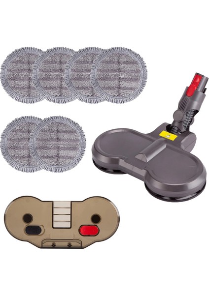 V7 V8 V10 V11 Için Elektrikli Paspas Kafası Su Deposu Paspas Bezi Pedleri ile Değiştirilebilir Parçalar (Yurt Dışından)