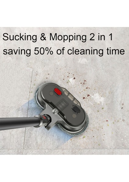 V7 V8 V10 V11 Için Elektrikli Paspas Kafası Su Deposu Paspas Bezi Pedleri ile Değiştirilebilir Parçalar (Yurt Dışından) fırsatları