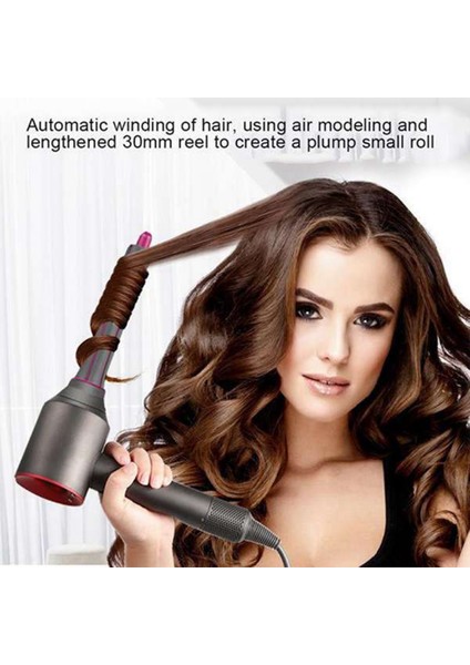 Saç Maşası Uçmayı Önleyen Nozül ve Saçlar Için Uzun Kıvırma Fıçıları 40MM Otomatik Kıvırma Aleti Altın (Yurt Dışından) fırsatları