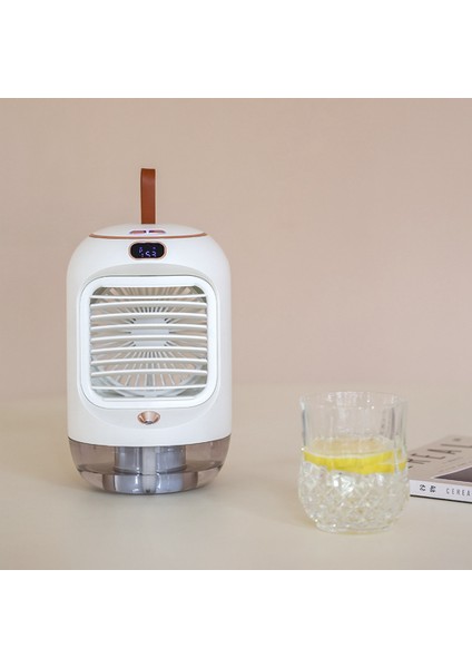 Taşınabilir Klima Elektrikli Fan USB Su Su Buharlı Vantilatör Silen Masaüstü Fan Nemlendirici Hava Soğutucu Fan ile LED Işık (Yurt Dışından) modelleri