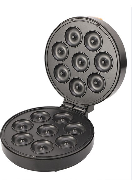 Elektrikli Çörek Yapma Makinesi 1400 W Taşınabilir Kahvaltı Aperatifler Tatlılar Makinesi Çocuklar Için Yapışmaz Kaplamalı 8 Donuts Mutfak Abd Plug (Yurt Dışından)