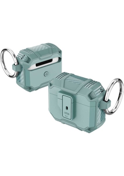 Kulaklık 3. Nesil Kılıf Zore Airbag 27 Silikon-Yeşil