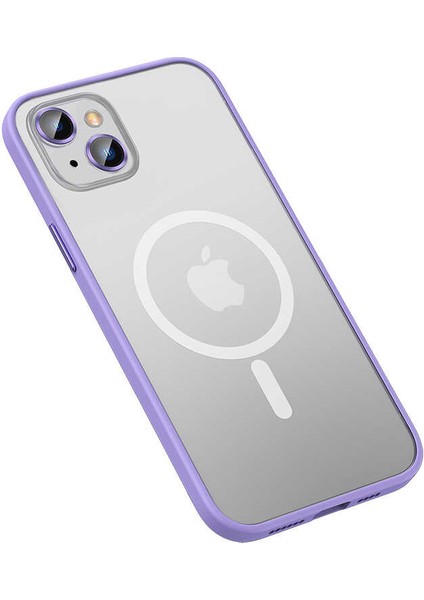 iPhone Uyumlu 13 Kılıf Mokka Wireless Kapak - Lila