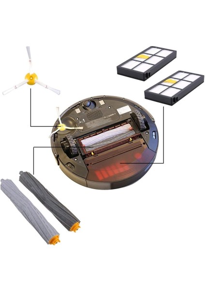 Yedek Parça Kiti Irobot Roomba 960 980 990 900 890 896 885 886 865 866 800 805 860 861 870 871 880 Aksesuarları (Yurt Dışından) fırsatları