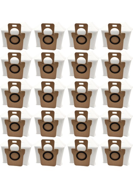 20 Adet Yedek Toz Torbası Xiaomi Mijia Omni 1s X10+ Robotlu Süpürge Aksesuarları Çöp Torbası Parçaları (Yurt Dışından)