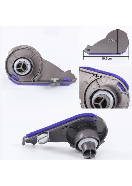 Elektrikli Süpürge Yumuşak Kadife Emme Kafası Yan Kapak Dyson V6 V7 V8 V10 V11 Fırça Kapağı Değiştirin (Yurt Dışından)