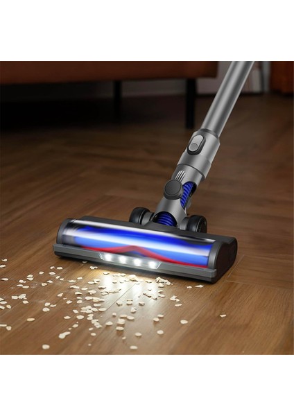 Dyson V6 Elektrikli Süpürgeler Için LED Işıklı Parke Zemin Aparatları, DC59 DC61 DC62 DC74 Için Fırça Başlığı (Yurt Dışından)