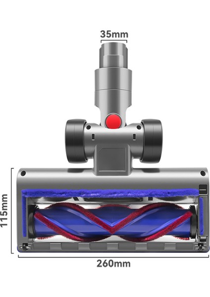 Zemin Fırçası Paspas Dyson V10SLIM/V12SLIM Akülü Elektrikli Süpürge Parçaları Doğrudan Tahrikli Temizleyici Kafa Türbin Zemin Aracı (Yurt Dışından) indirimleri