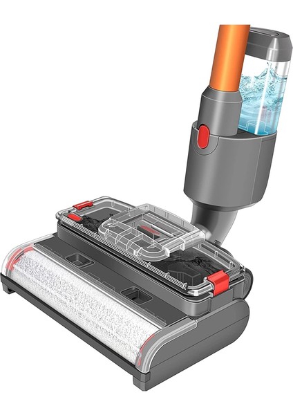 Dyson V15 V11 V10 V8 V7 Elektrikli Süpürge Başlıkları Için Islak ve Kuru Ovma Fırçaları, Temizleme ve Kanalizasyon Tanklarıyla Donatılmıştır (Yurt Dışından)