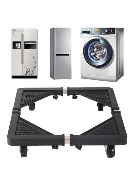 Çamaşır Makinesi Standı Fren Kurutucu Tutucu Uzatılabilir Buzdolabı Tabanı Mobil Araba Depolama Rafları Banyo Araçları (Yurt Dışından)
