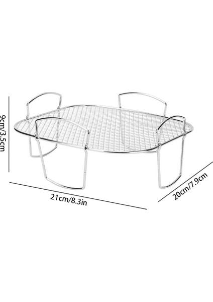 Adet Airfryer Aksesuarları Vapur Izgara Çok Fonksiyonlu Boşaltma Rafı Patates Rafı Meyve ve Sebze Kurutma Rafı (Yurt Dışından) fiyatları