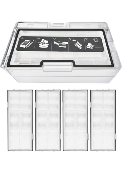 Roborock S8 Pro Ultra S8 S8 + Aksesuarları Filtre Toz Kutusu Robotlu Süpürge Yedek Parçaları (Yurt Dışından)