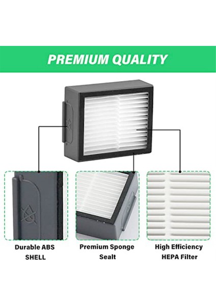 Yedek Parçalar Hepa Filtre Irobot Roomba Için Uyumlu I7 I7+ I3 I3+ E5 E6 E7 Robotlu Süpürge Aksesuarları (Yurt Dışından) modelleri