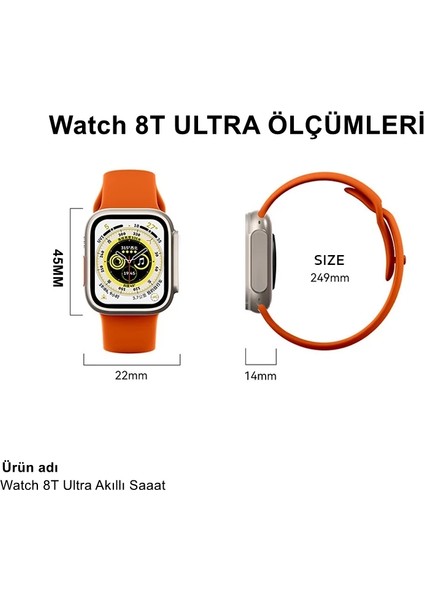 Sanal Ticaretiniz Watch 8t Ultra Akıllı Saat