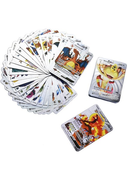 Pokemon Go Vmax Silver Card Tcg Dx Gx Gümüş Esnek Oyuncu Koleksiyon Pokemon Kartı 55 Adet Ingilizce modelleri