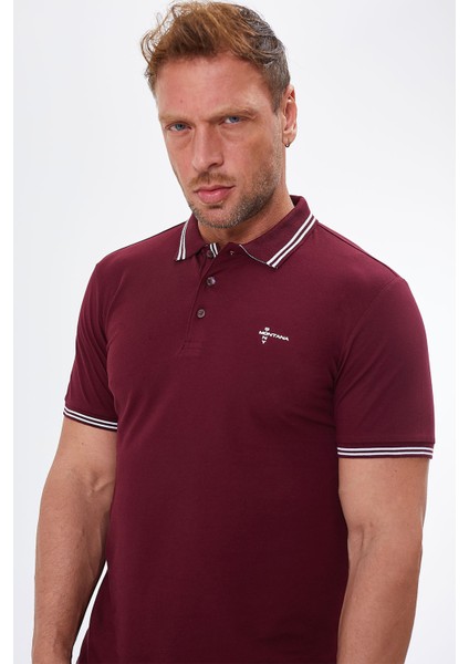 Regular Fit Polo Yaka Detaylı Erkek T-Shirt-PL3565TY241