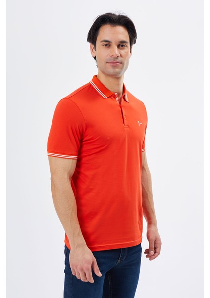 Regular Fit Polo Yaka Detaylı Erkek T-Shirt-PL3565TY241 indirimleri