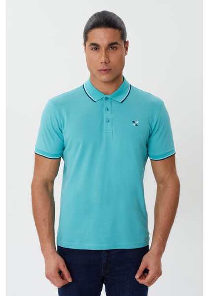 Regular Fit Polo Yaka Nakış Detaylı T-Shirt-PL2472TY241 modelleri