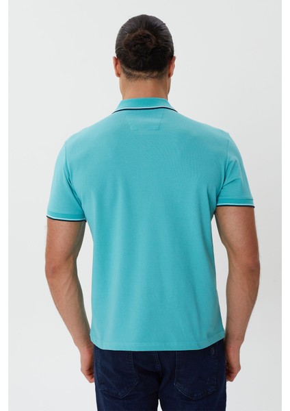 Regular Fit Polo Yaka Nakış Detaylı T-Shirt-PL2472TY241 indirimleri