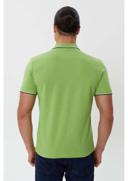 Regular Fit Polo Yaka Nakış Detaylı T-Shirt-PL2472TY241 indirimleri
