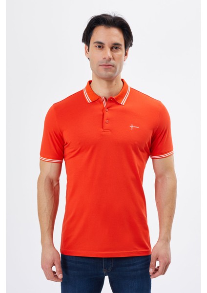 Regular Fit Polo Yaka Detaylı Erkek T-Shirt-PL3565TY241 modelleri
