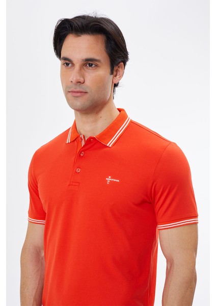 Regular Fit Polo Yaka Detaylı Erkek T-Shirt-PL3565TY241 fırsatları