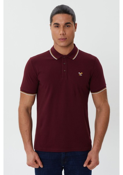 Regular Fit Polo Yaka Nakış Detaylı T-Shirt-PL2472TY241 modelleri