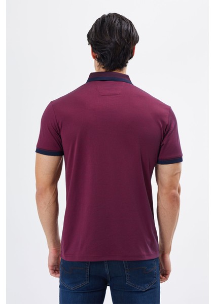 Polo Yaka Regular Fit Yaka Detaylı Erkek T-Shirt-6251TY241 indirimleri