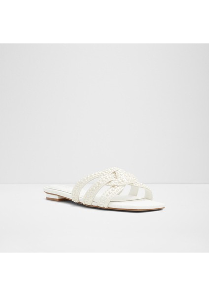 Lılu Sandalet Yüksek Topuklu Sandalet;abiye Sandalet - Beyaz fırsatları