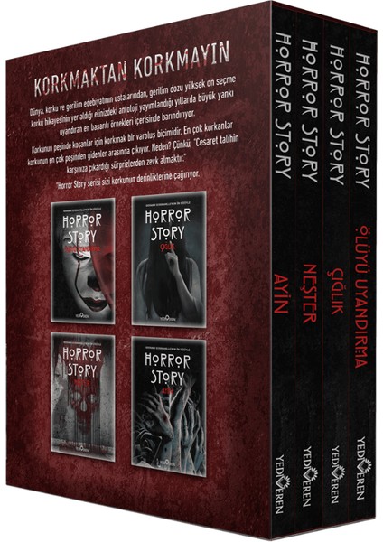 Horror Story Kutulu 4 Kitap Set