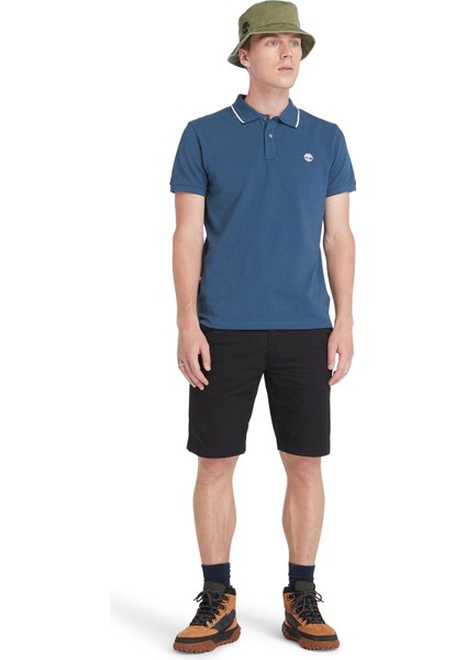 Poplin Chino Short Siyah Erkek Şort