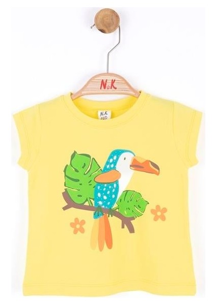 Kız Bebek Parrot Tshirt 36602