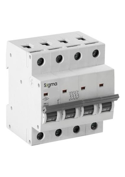 6SM416C 4X16A 6ka C Serisi Otomatik Sigorta