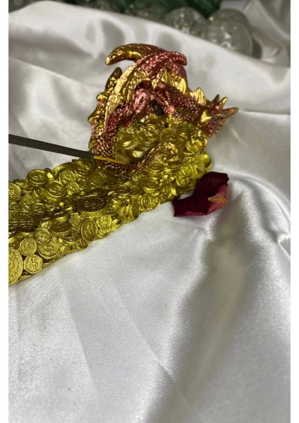 Ejderha Dragon Para Bereket Çubuk Tütsülük Gold