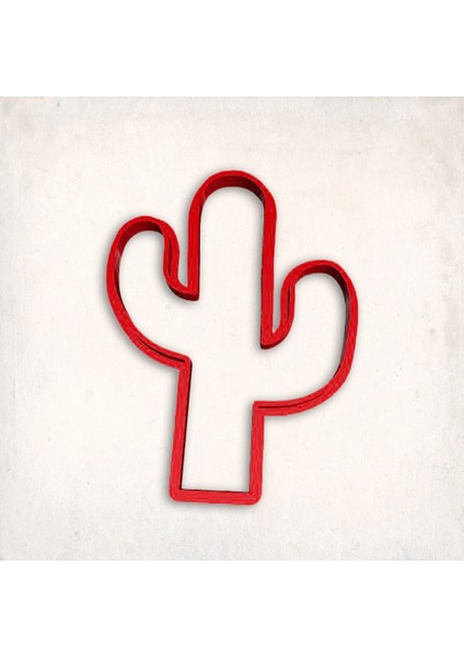 Kaktüs-3 Kurabiye Kalıbı Şekillendirici Kopat