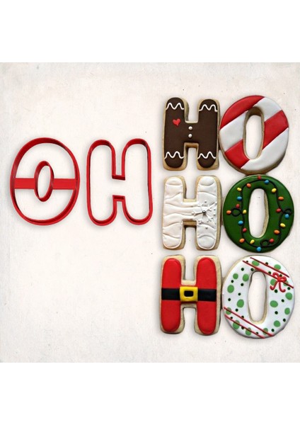 Ho Ho Kurabiye Kalıp Set 2’li