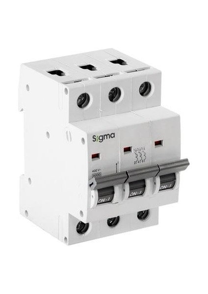 6SM350C 3X50A 6ka C Serisi Otomatik Sigorta
