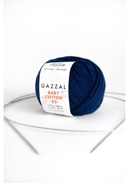 25 - 49 gr Baby Cotton 25 gr Amigurumi, Punch El Örgü Ipligi Taka Yarn (3438) Pamuk & Akrilik 50-99