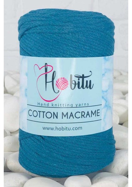 Beyaz Hobitu Cotton Macrame 189 Petrol