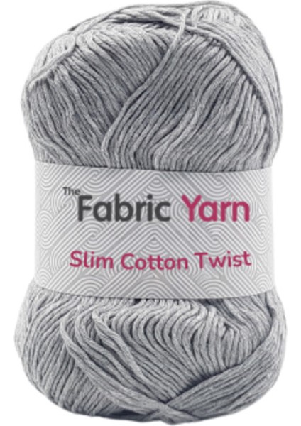 1 Slim Cotton Twist Açık Gri 100 - 149 gr Pamuk 200-249M Metalik