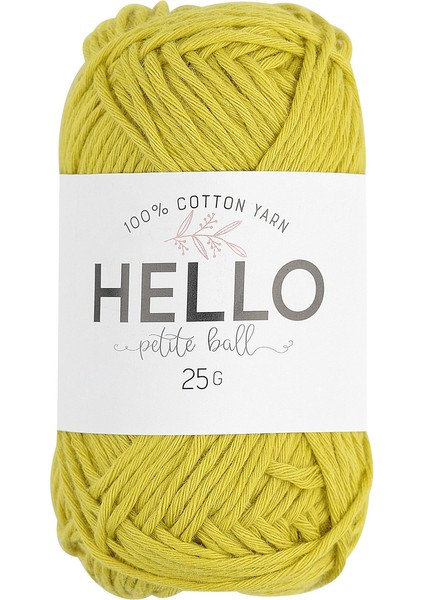 1 Pamuk Ipliği No: 169 25GR %100 Cotton Yarn 50-99M Yeşil 25 - 49 gr Pamuk