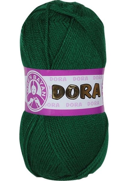 Dora Örgü Ipi Avcı Yeşili (068) 5'li Paket