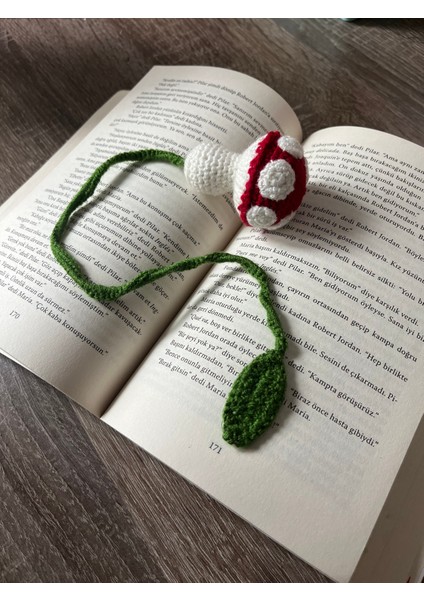 Sumicorn Design Sevimli Amigurumi Örgü Mantar Kitap Ayracı,kitap Aksesuarı,kitap Severler Için Hediye