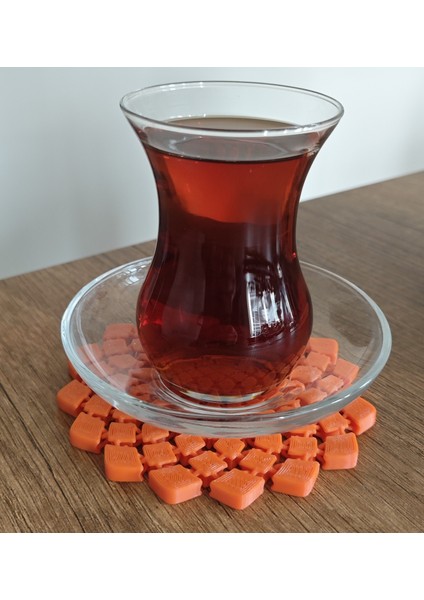 6'lı Bardak Altlığı - Sürahi Altlığı (Coaster)