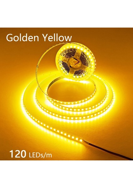 50 Metre Amber Renk 12V 2835 Yüksek Lümen Şerit LED Metrede 120 Ledli fiyatları