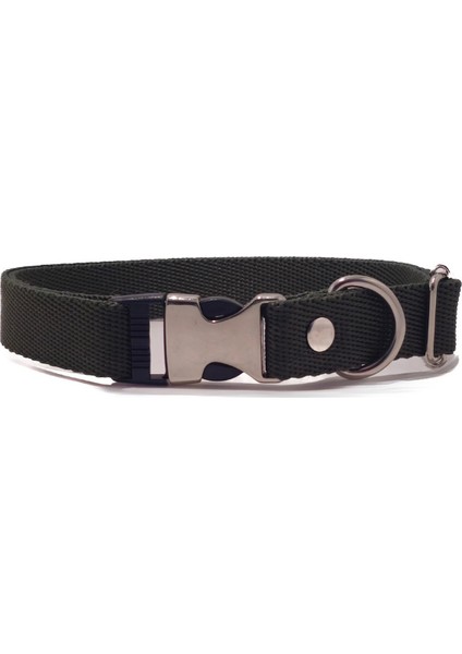 Küçük/büyük Köpekler Için Rahat Ayarlanabilir Siyah Boyun Tasması - 2cm En Ölçülü Tasma