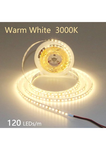 25 Metre Günışığı Renk 3000K 12V 2835 Yüksek Lümen Şerit LED Metrede 120 Ledli fiyatları