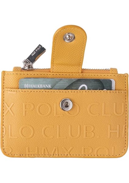Bozuk Para Bölmeli Kullanışlı Küçük Kartlık Cüzdan Sarı fırsatları