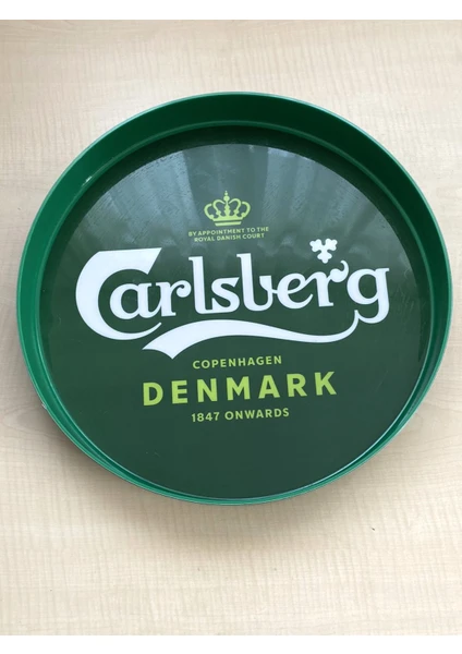 Sanat Taciri Sert Plastik Carlsberg Tepsi Bira Tepsisi