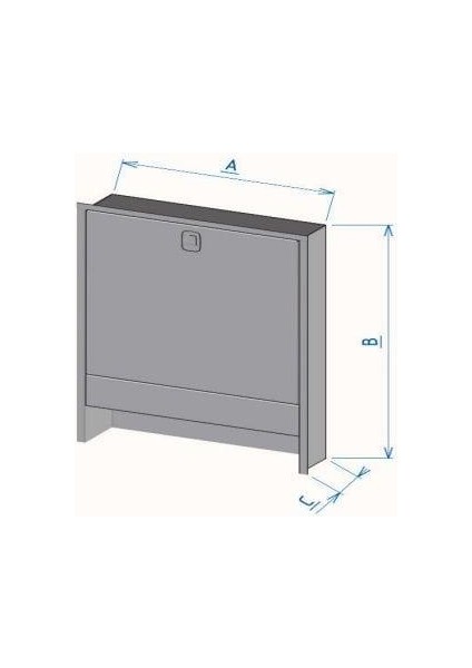 Sıva Altı Kollektör Dolabı 80X60X10 cm fiyatları